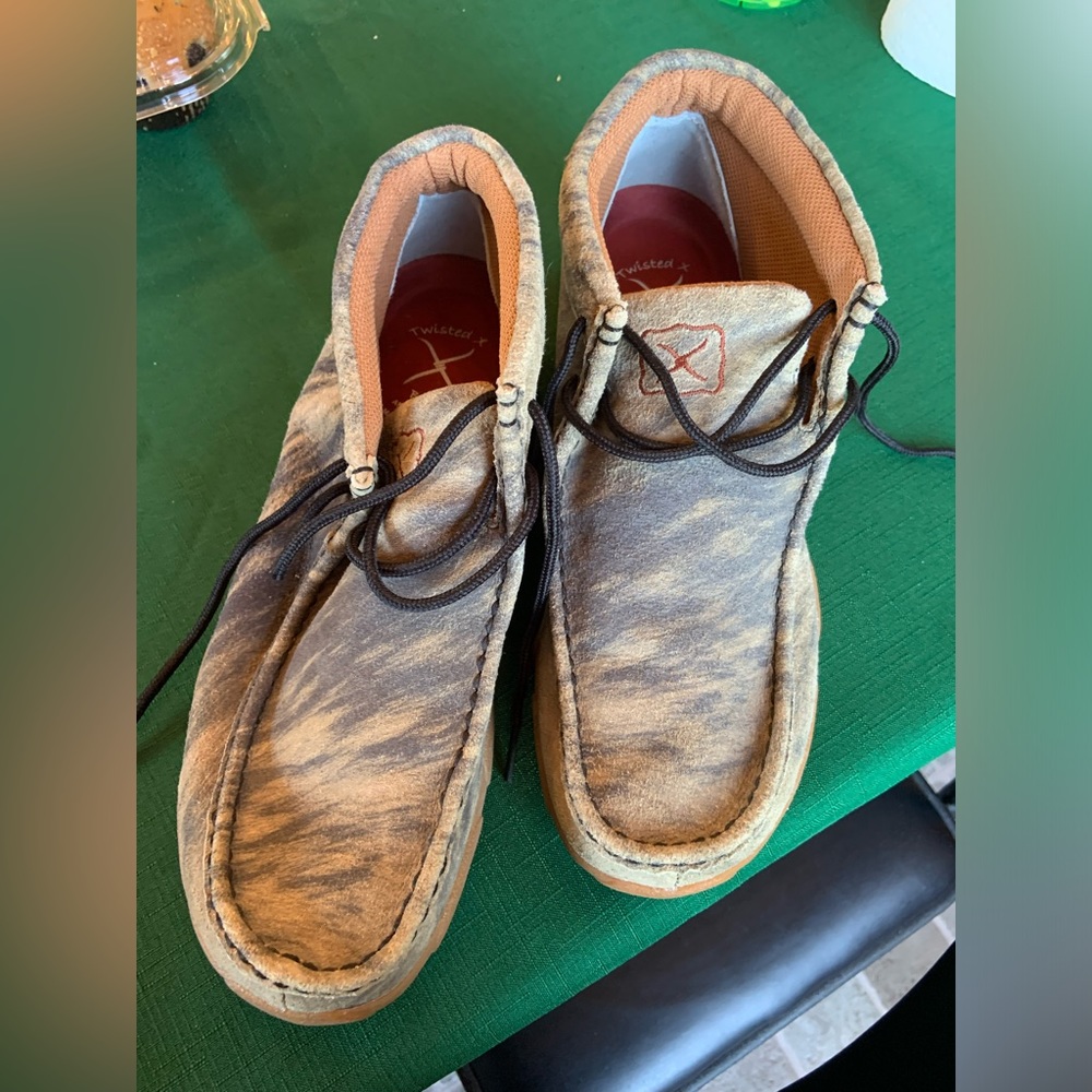 Brindle color Twisted X Driving Moccasins
